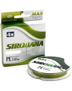 Шнур плетеный Sirobana 4X L 150 м d 0 370 мм test 18 12 кг olive 10 100 Shii saido