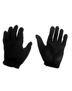 Велосипедные перчатки STREAK GEL с длинным пальцем цвет черный размер M Giant