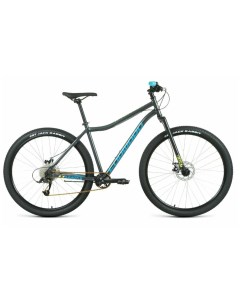 Велосипед Sporting 29 X D 2022 19 темно серый зеленый Forward