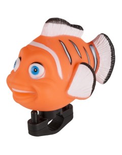 Клаксон резина пластик детский оранжевый рыбка Nobrand