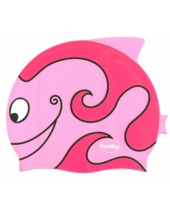 Шапочка для плавания детская Childrens Silicone Cap арт 3048 00 43 силикон розовы Fashy