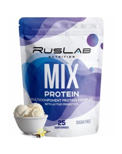 Протеин MIX Protein 70 Ванильное мороженое спортивное питание 800 г Ruslabnutrition