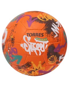 Мяч футбольный Winter Street р 5 оранж мультик Torres