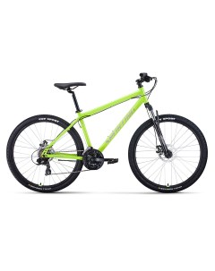 Велосипед Sporting 27 5 2 2 D 2022 17 зеленый серебристый Forward