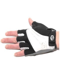 Велосипедные перчатки Lady Comfort Gel черно бело серые размер S Author