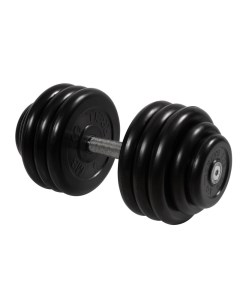 Неразборная гантель Профи 1 x 38 5 кг черный Mb barbell