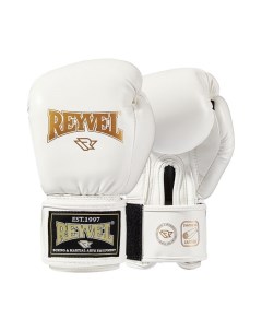 Перчатки боксёрские винил 80 белые 12 oz Reyvel