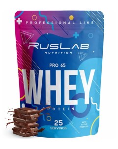 Протеин PRO 65 WHEY Шоколад 800 г Ruslabnutrition