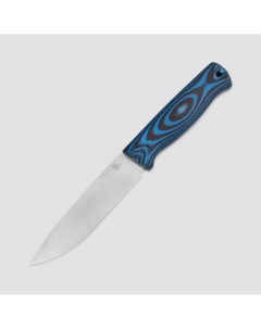 Нож с фиксированным клинком Otus длина клинка 12 см сталь N690 синий Owl knife