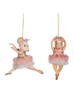 Елочная игрушка Мышка балерина 11 см в ассортименте дизайн по наличию Goodwill