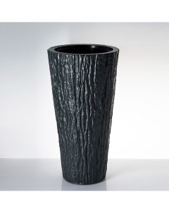 Цветочное кашпо Kora с техническим горшком FP4650014 25 л темно серый 1 шт Form plastic