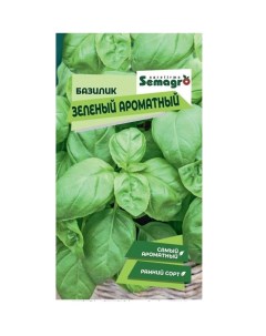Семена Базилик зеленый ароматный Semagro