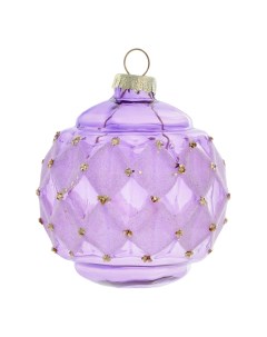 Елочный шар фиолетовый 8 см Yancheng shiny
