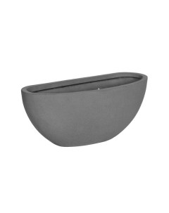 Подвесное настенное кашпо Mini Dorant Wally 43x17 5 h 16 см серый матовый Pottery pots