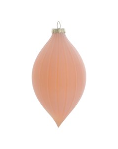 Елочная игрушка персиковая 8 х 8 х 16 см Yancheng shiny