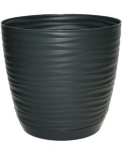 Цветочное кашпо Form Plastic FP3040014 1шт черно серый Formplastic