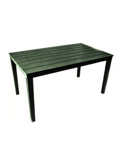 Стол для дачи обеденный Прованс 3723 мт006 темно зеленый 140х80х70 см Элластик пласт