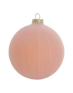 Елочный шар персиковый 10 см Yancheng shiny