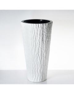 Цветочное кашпо Kora с техническим горшком FP4650011 25 л белый 1 шт Form plastic
