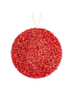 Елочный шар ny Angelica красный 10 см Bizzotto