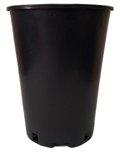Горшок для выращивания роз пластиковый h205 см черный Nobrand