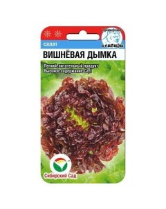 Семена Салат Вишневая Дымка Среднеспелые 63782 0 5 гр в упаковке Сибирский сад