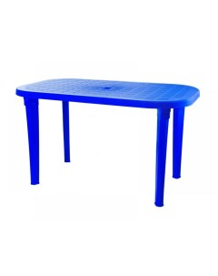 Стол для дачи обеденный Сп2 мт016 синий 138х83х74 см Элластик пласт