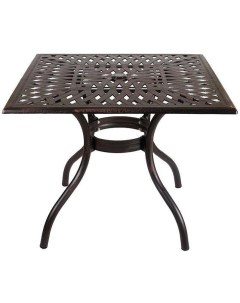 Стол для дачи для барбекю Lotus square table Sd1044tbr коричневый 94х94х76 см Sadlavka