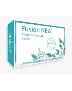 Мультифокальные линзы Fusion New Multifocal 6 линз R 8 6 SPH 4 25 ADD 2 50D Okvision