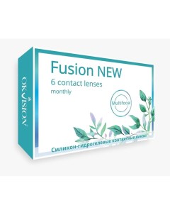 Мультифокальные линзы Fusion New Multifocal 6 линз R 8 6 SPH 1 25 ADD 1 50D Okvision