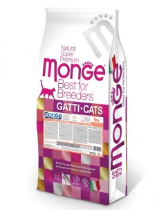 Сухой корм для кошек Cat PFB Monoprotein Salmon лосось 10кг Monge