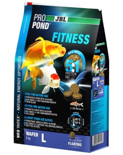 Корм для прудовых рыб ProPond Fitness L чипсы 12 л Jbl