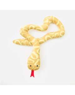 Игрушка для кошек змея с кошачьей мятой 52 см жёлтая Market union