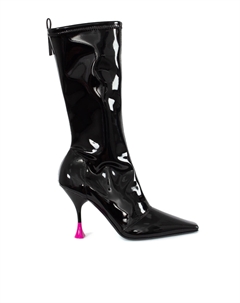 Кожаные лакированные сапоги 3juin