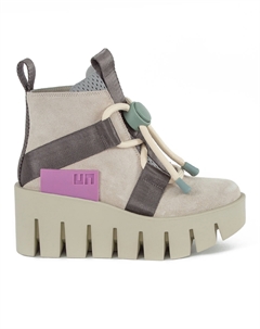 Комбинированные кожаные ботинки United nude