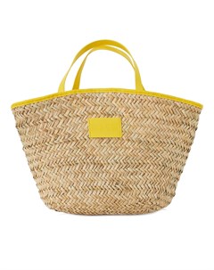 Пляжная плетеная сумка Msgm