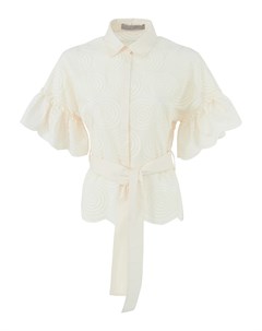 Блуза с объемными рукавами D'exterior