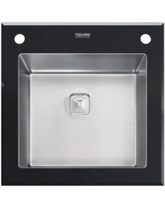 Кухонная мойка Ceramic Glass нержавеющая сталь черный TG 500 Tolero