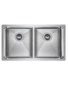 Кухонная мойка Twin нержавеющая сталь PM237844 BS Paulmark