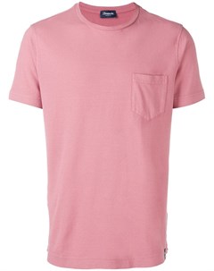 Drumohr классическая футболка с карманами m розовый Drumohr