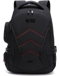 Рюкзак для ноутбука 15 6 Nitro OBG313 черный красный полиэстер ZL BAGEE 00G Acer