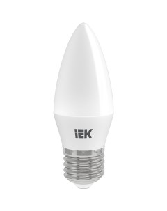 Лампа светодиодная E27 7 Вт 60 Вт 230 В свеча 3000 К свет теплый белый C35 LED Iek