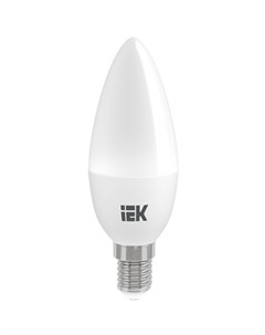 Лампа светодиодная E14 7 Вт 60 Вт 230 В свеча 3000 К свет теплый белый C35 LED Iek