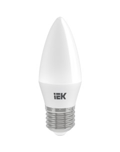 Лампа светодиодная E27 7 Вт 60 Вт 230 В свеча 4000 К свет нейтральный белый C35 LED Iek