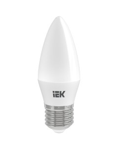 Лампа светодиодная E27 9 Вт 60 Вт 230 В свеча 4000 К свет нейтральный белый C35 LED Iek