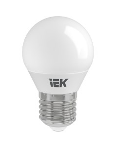 Лампа светодиодная E27 9 Вт 60 Вт 230 В шар 4000 К свет нейтральный белый G45 LED Iek