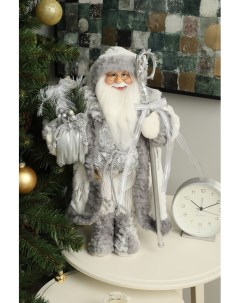 Дед Мороз с посохом и подарками 45 см Maxitoys luxury