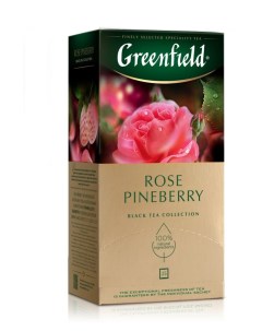 Чай черный Rose Pineberry 25x1 5 г Greenfield