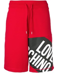 Love moschino спортивные шорты с логотипом Love moschino