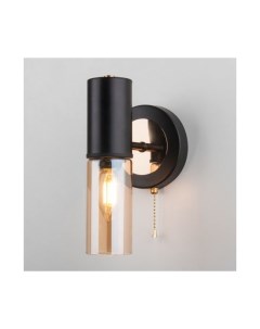 Настенный светильник в стиле лофт 70125 1 черный Eurosvet